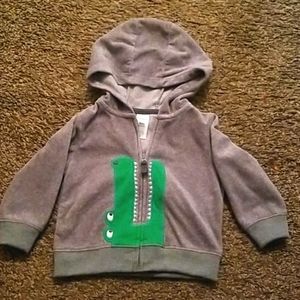 Gray Zip Hoodie 9m